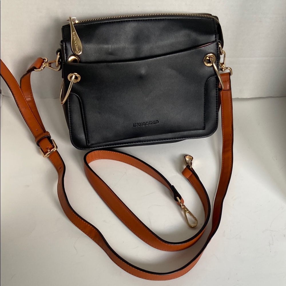 Manocchio Vegan Leather Convertible Crossbody/shoulder Bag